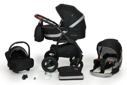 Optima Limited Edition Stroller 3in1 – 3in1 Baby Pram Stroller Travel System with Car Seat – LuxePram UK