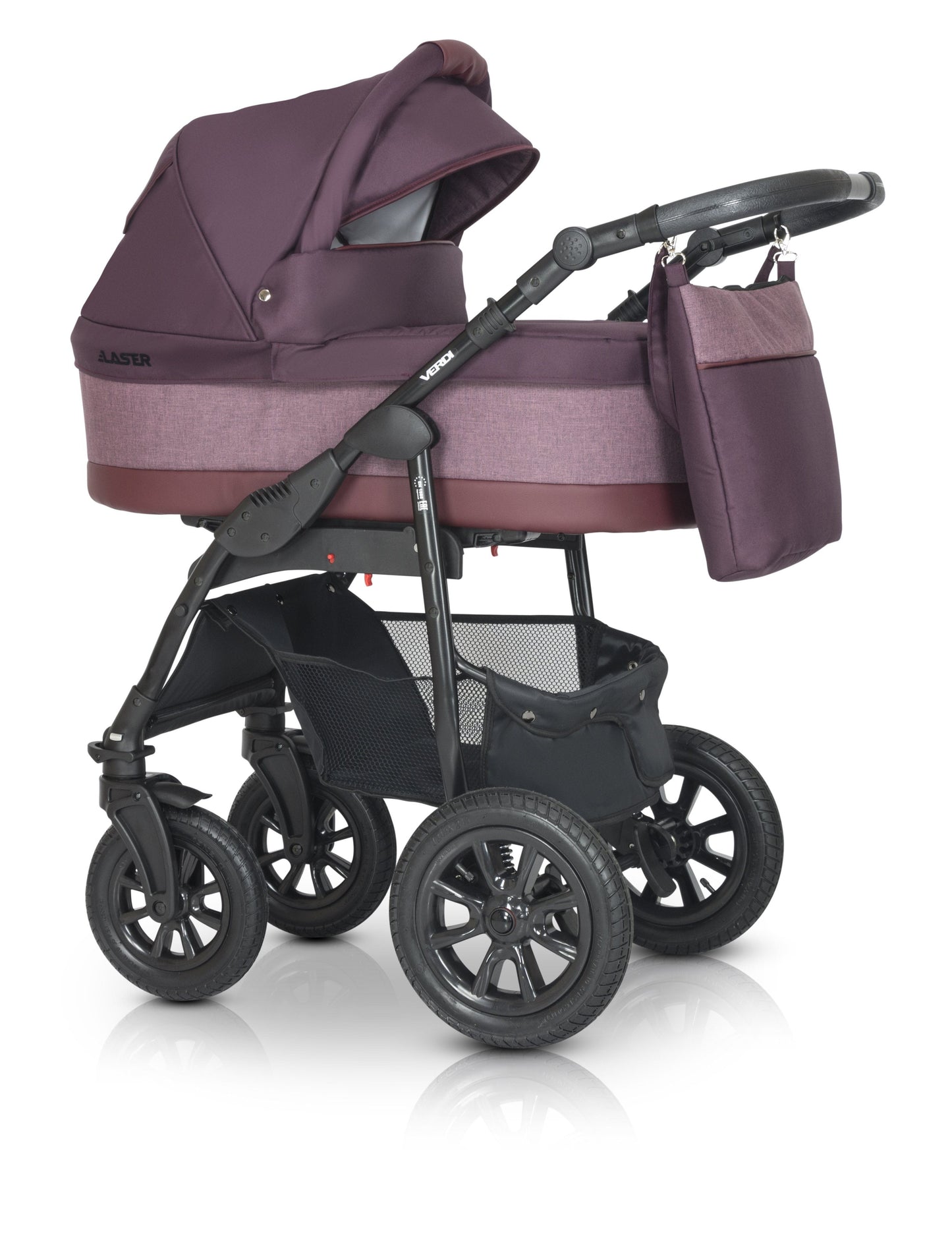 Laser Black Stroller 3in1 2 – 3in1 Baby Pram Stroller Travel System with Car Seat – LuxePram UK