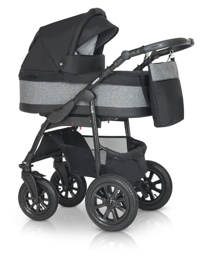 Laser Black Stroller 3in1 6 – 3in1 Baby Pram Stroller Travel System with Car Seat – LuxePram UK