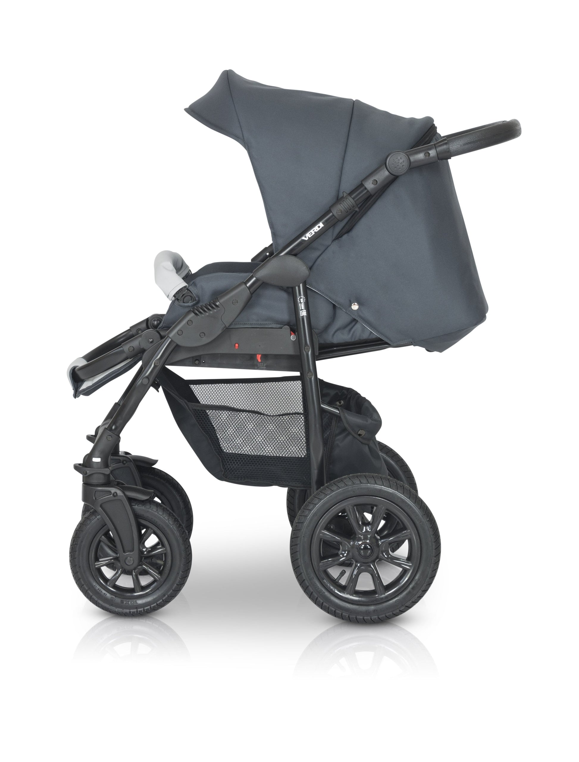 Laser Black Stroller 3in1 – 3in1 Baby Pram Stroller Travel System with Car Seat – LuxePram UK