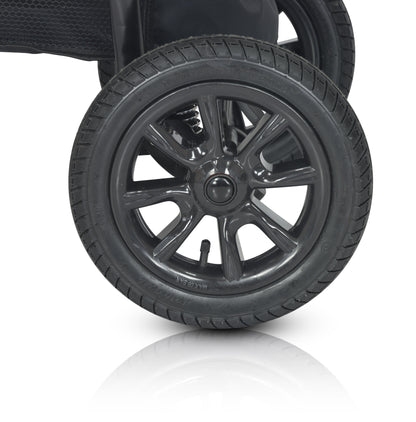 Laser Black Stroller 3in1 – 3in1 Baby Pram Stroller Travel System with Car Seat – LuxePram UK