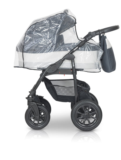Laser Black Stroller 3in1 – 3in1 Baby Pram Stroller Travel System with Car Seat – LuxePram UK