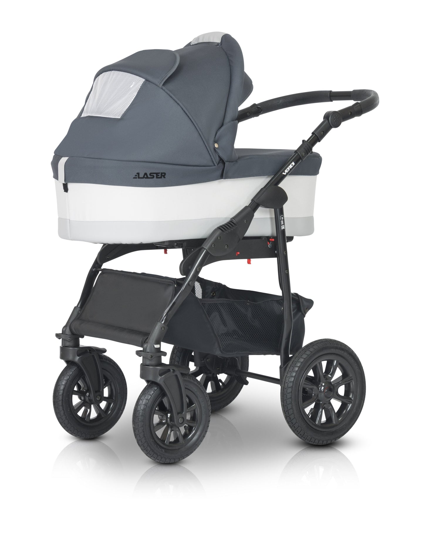 Laser Black Stroller 3in1 – 3in1 Baby Pram Stroller Travel System with Car Seat – LuxePram UK