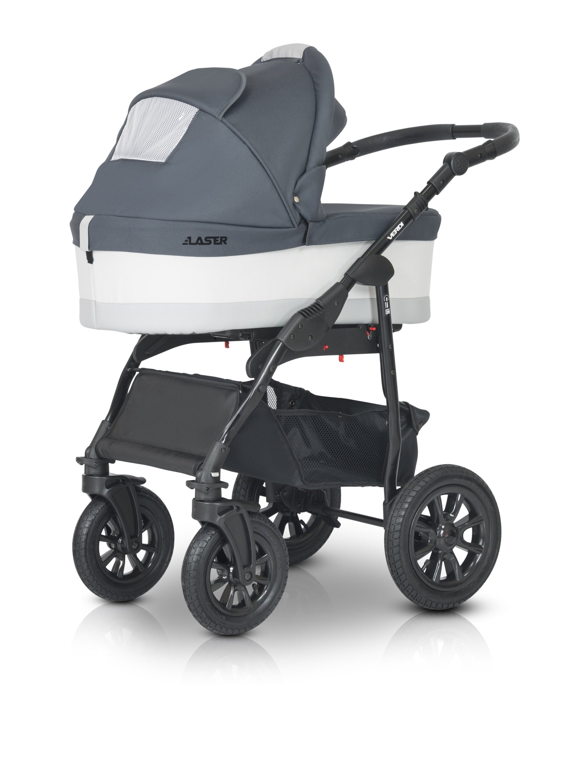 Laser Black Stroller 3in1 – 3in1 Baby Pram Stroller Travel System with Car Seat – LuxePram UK