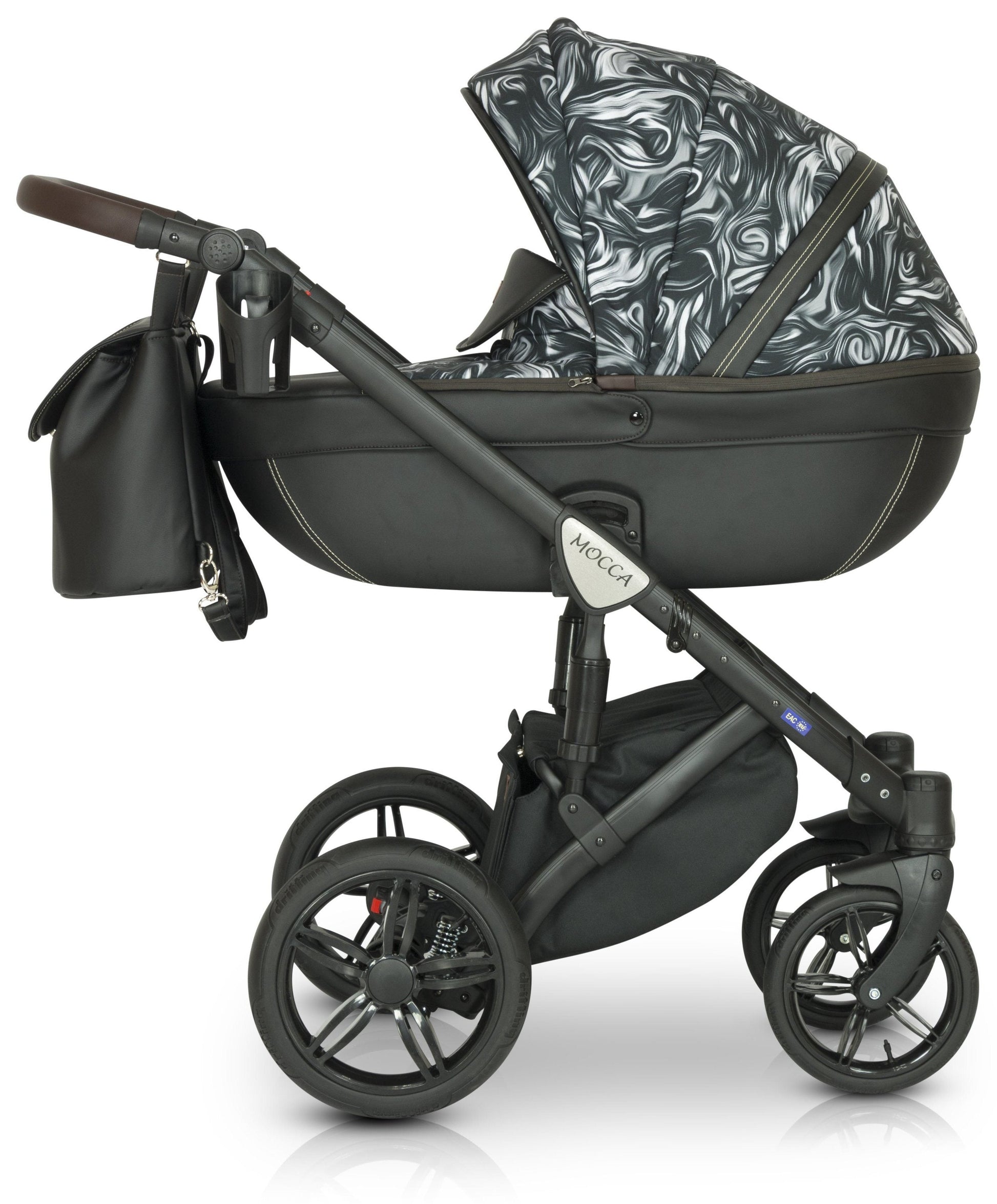 Mocca Stroller 3in1 – 3in1 Baby Pram Stroller Travel System with Car Seat – LuxePram UK