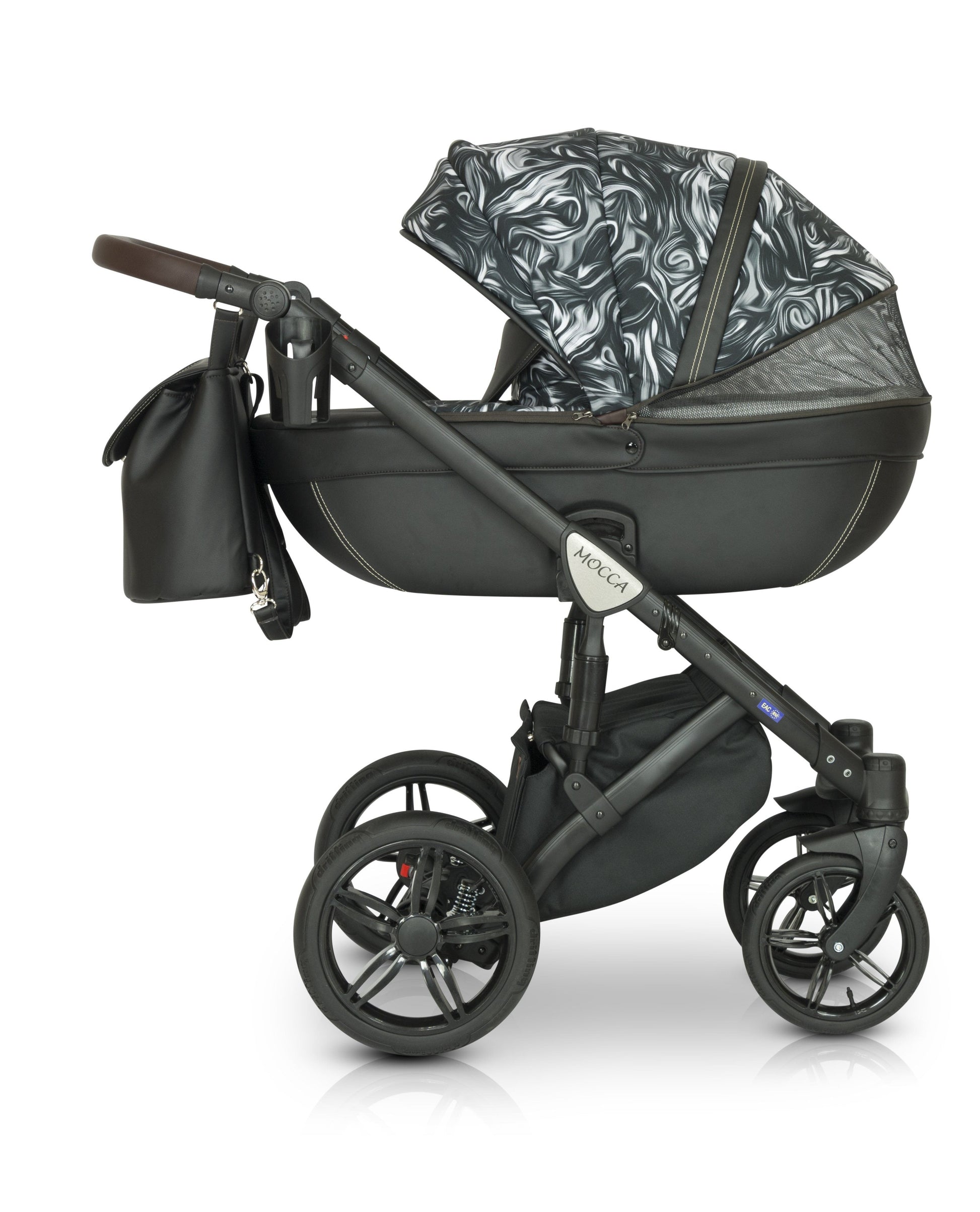 Mocca Stroller 3in1 – 3in1 Baby Pram Stroller Travel System with Car Seat – LuxePram UK