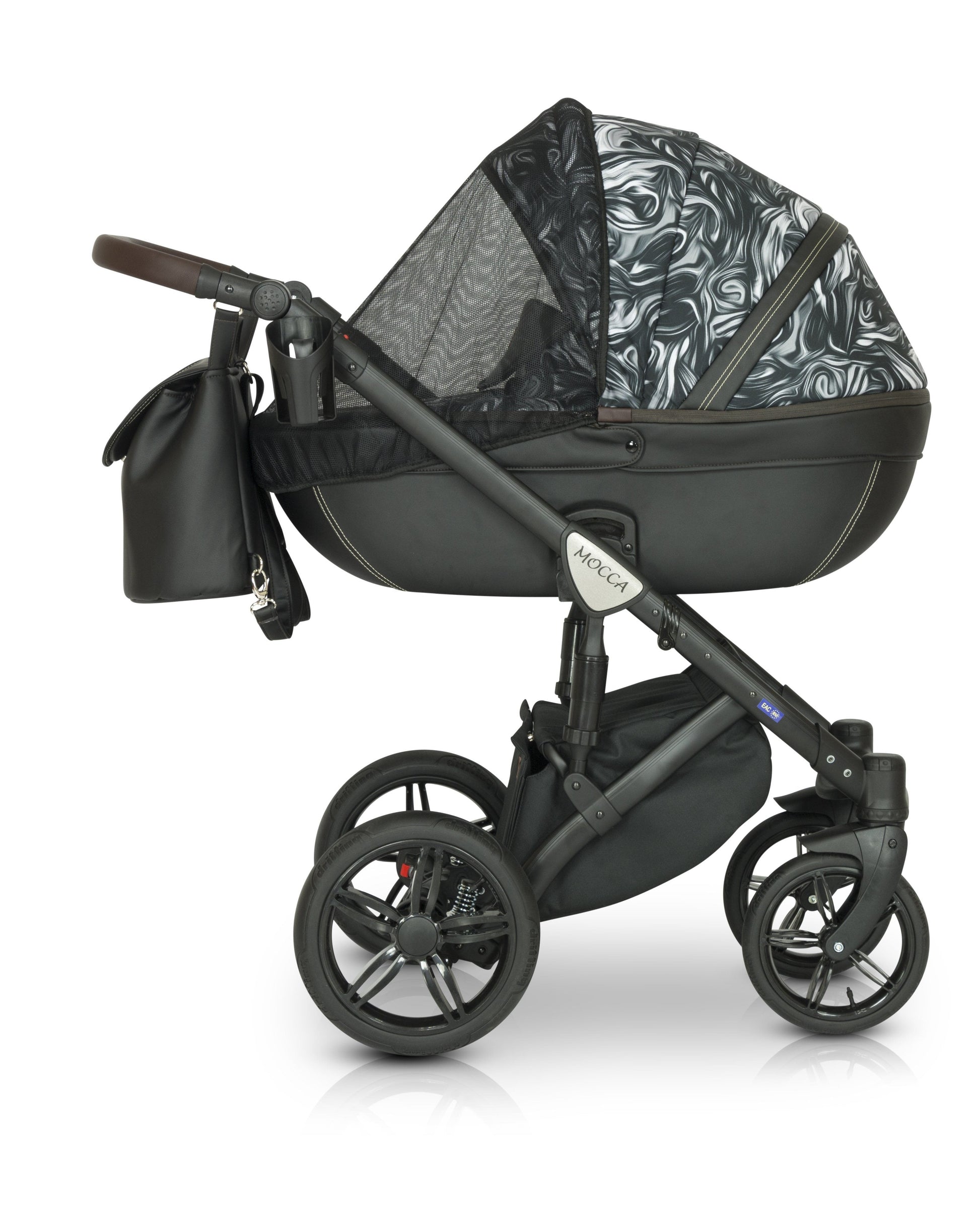 Mocca Stroller 3in1 – 3in1 Baby Pram Stroller Travel System with Car Seat – LuxePram UK