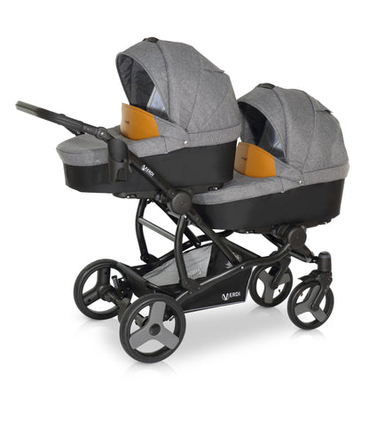 The For 2 Double buggy 3 in 1 | 2 in 1 2 2in1 – 3in1 Baby Pram Stroller Travel System with Car Seat – LuxePram UK