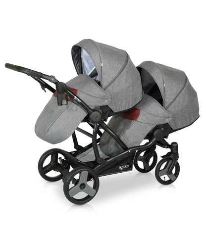 The For 2 Double buggy 3 in 1 | 2 in 1 – 3in1 Baby Pram Stroller Travel System with Car Seat – LuxePram UK