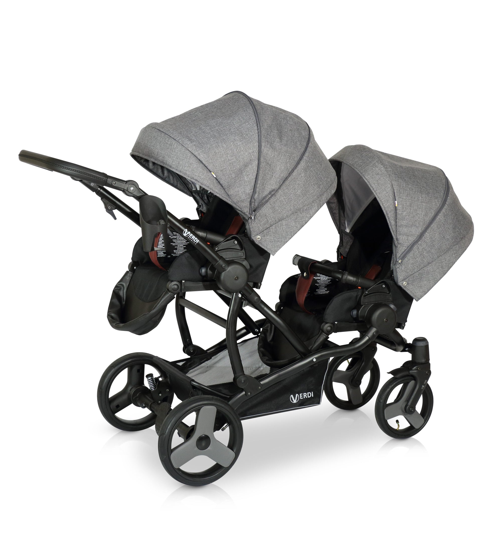 The For 2 Double buggy 3 in 1 | 2 in 1 – 3in1 Baby Pram Stroller Travel System with Car Seat – LuxePram UK