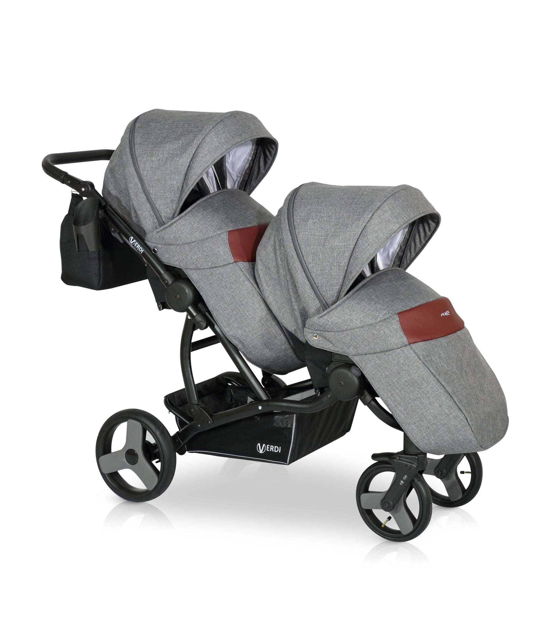 The For 2 Double buggy 3 in 1 | 2 in 1 – 3in1 Baby Pram Stroller Travel System with Car Seat – LuxePram UK