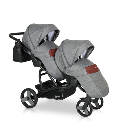 The For 2 Double buggy 3 in 1 | 2 in 1 – 3in1 Baby Pram Stroller Travel System with Car Seat – LuxePram UK