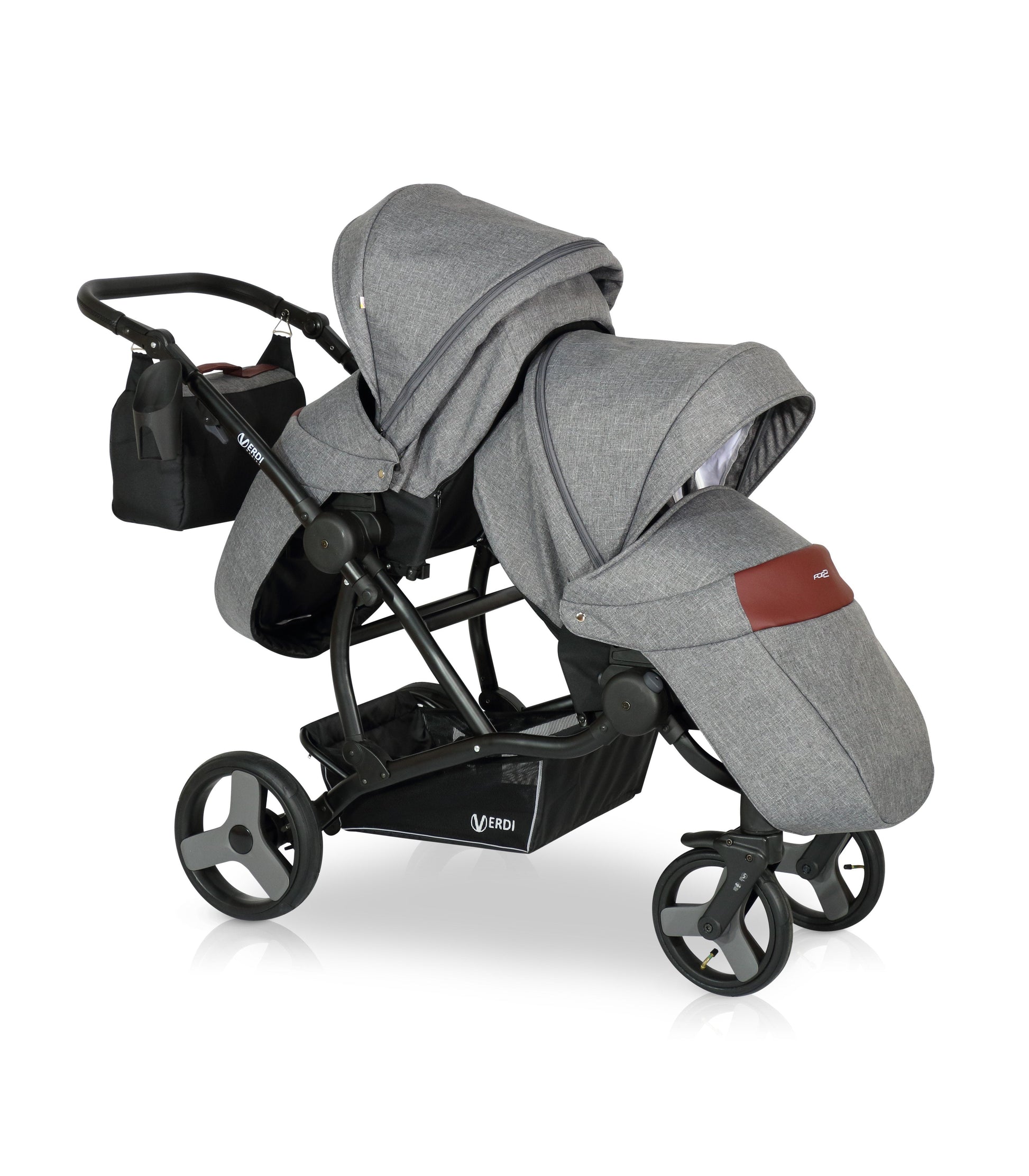 The For 2 Double buggy 3 in 1 | 2 in 1 – 3in1 Baby Pram Stroller Travel System with Car Seat – LuxePram UK