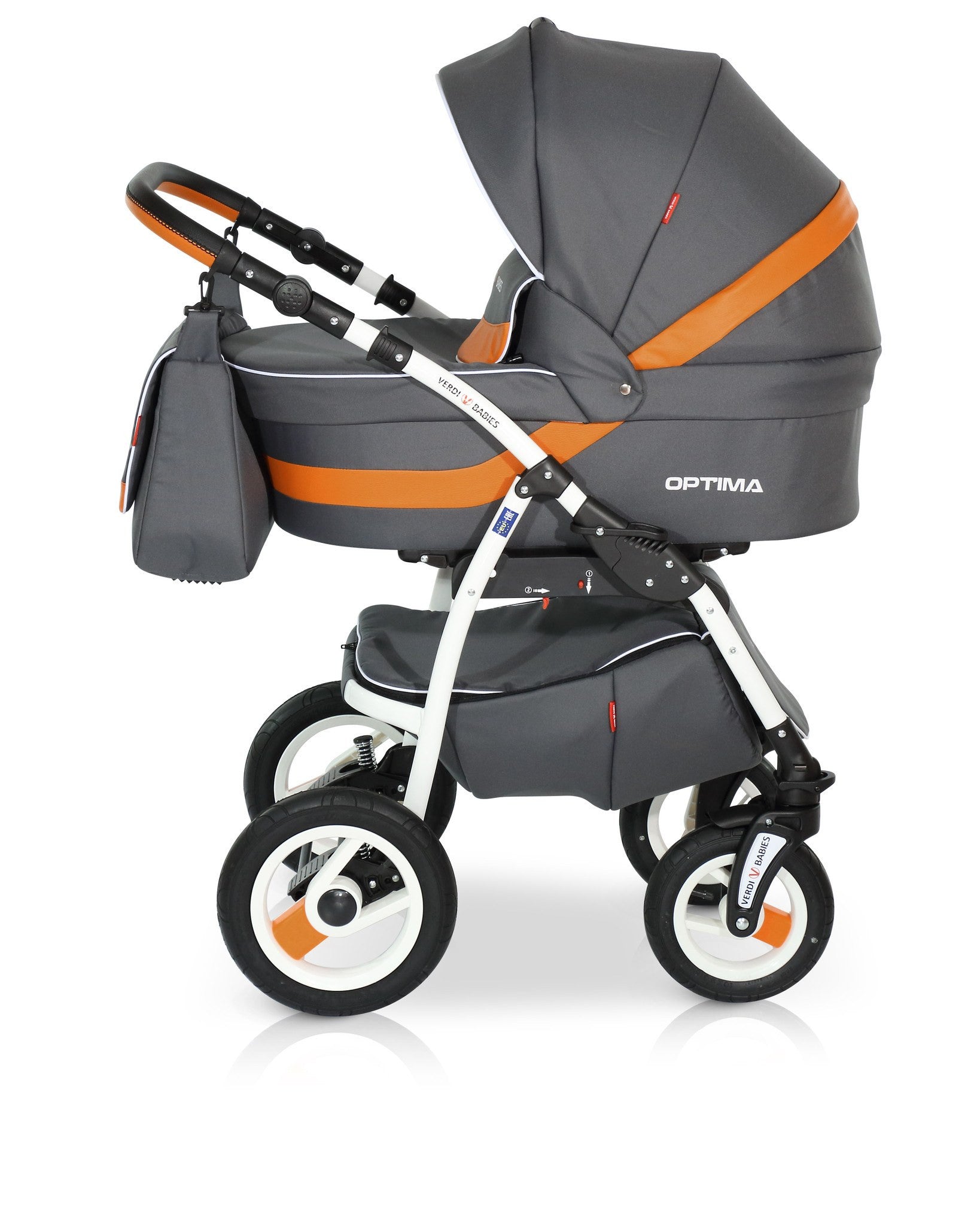 Optima Eco Line Stroller 3in1 – 3in1 Baby Pram Stroller Travel System with Car Seat – LuxePram UK