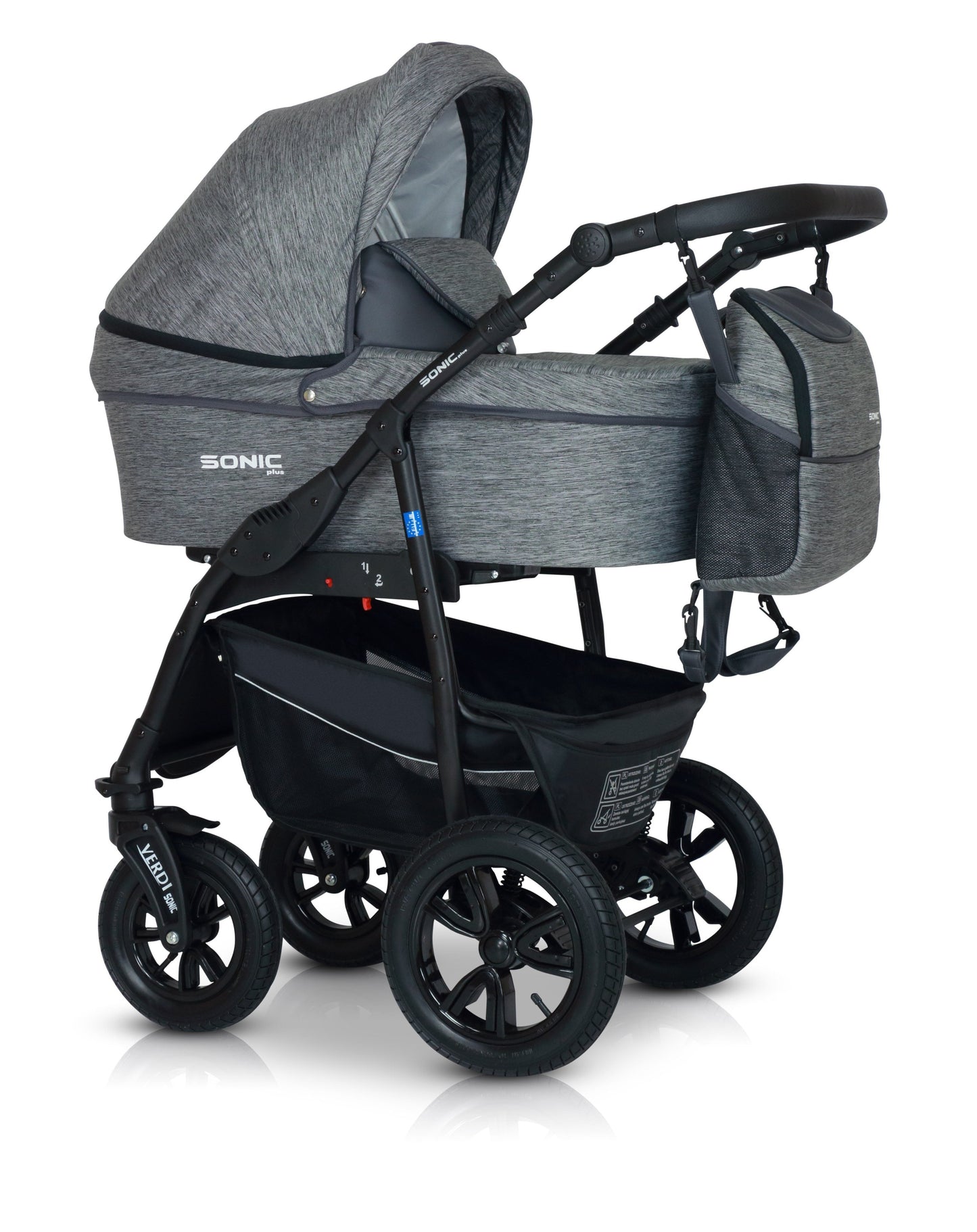 SONIC Stroller Plus 3in1 13 Linen Rhino – 3in1 Baby Pram Stroller Travel System with Car Seat – LuxePram UK