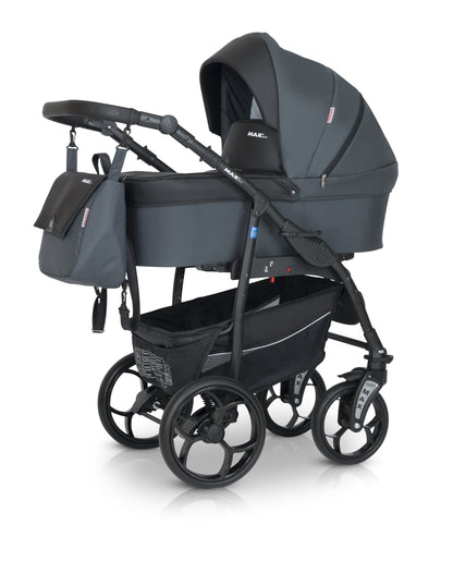 Max Plus Stroller 3in1 1 Anchor – 3in1 Baby Pram Stroller Travel System with Car Seat – LuxePram UK