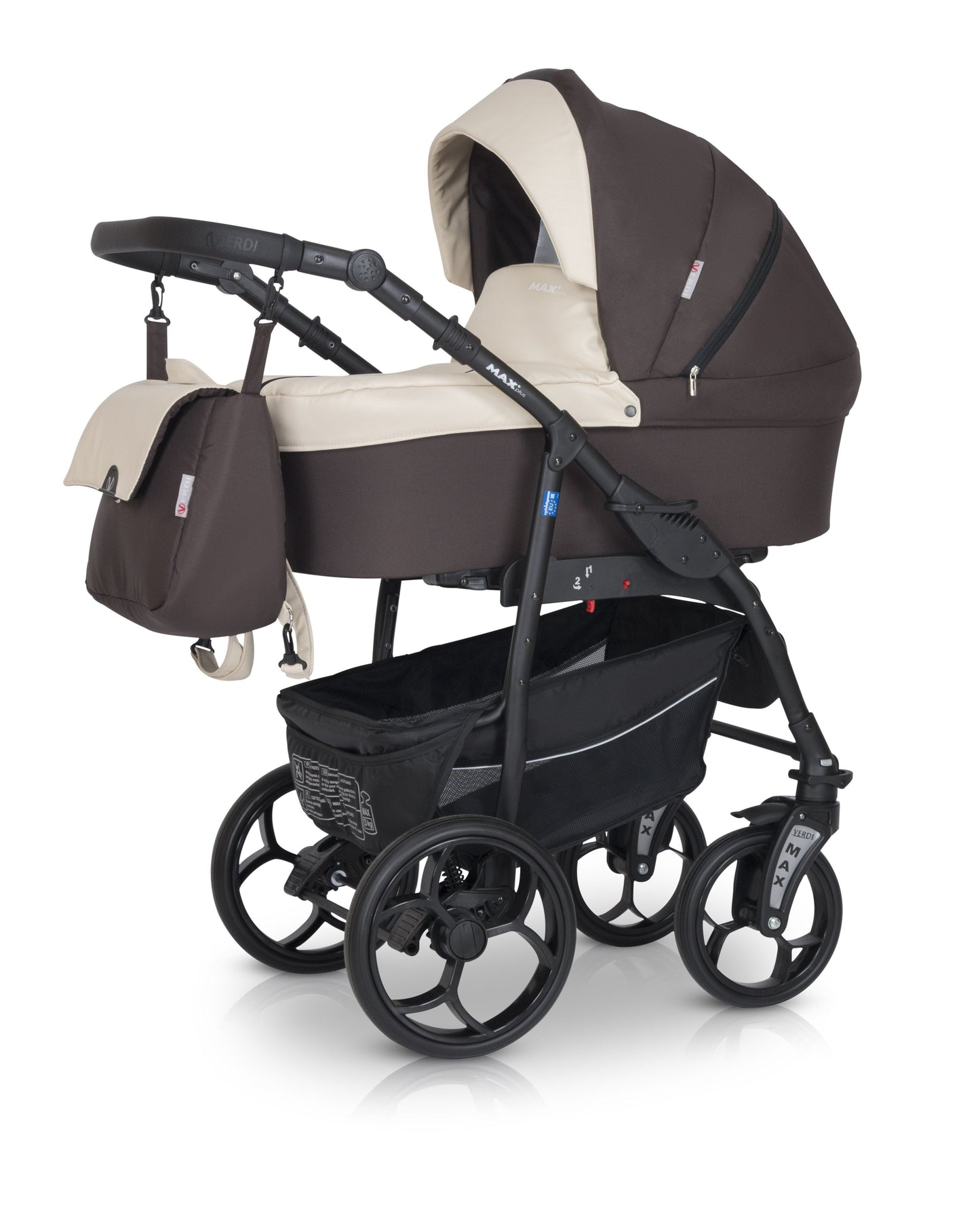 Max Plus Stroller 3in1 5 Hickory – 3in1 Baby Pram Stroller Travel System with Car Seat – LuxePram UK
