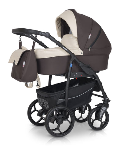 Max Plus Stroller 3in1 5 Hickory – 3in1 Baby Pram Stroller Travel System with Car Seat – LuxePram UK