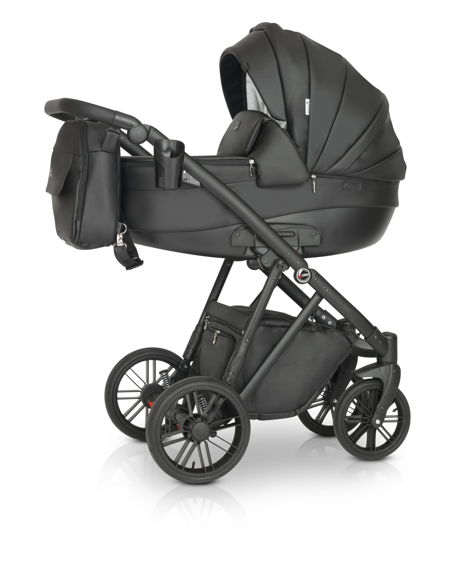 Melbu Stroller 3in1 1 Black – 3in1 Baby Pram Stroller Travel System with Car Seat – LuxePram UK