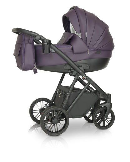 Melbu Stroller 3in1 4 Plum – 3in1 Baby Pram Stroller Travel System with Car Seat – LuxePram UK