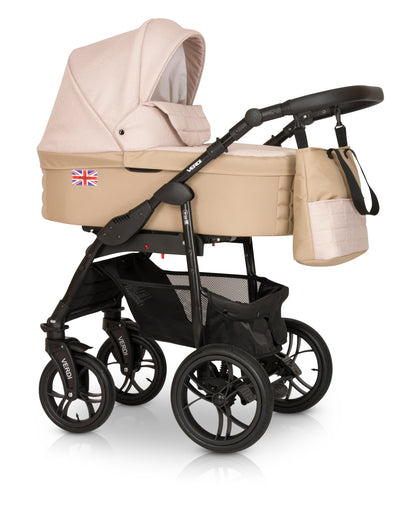 POLO London Edition Stroller 3in1 6 Latte White – 3in1 Baby Pram Stroller Travel System with Car Seat – LuxePram UK