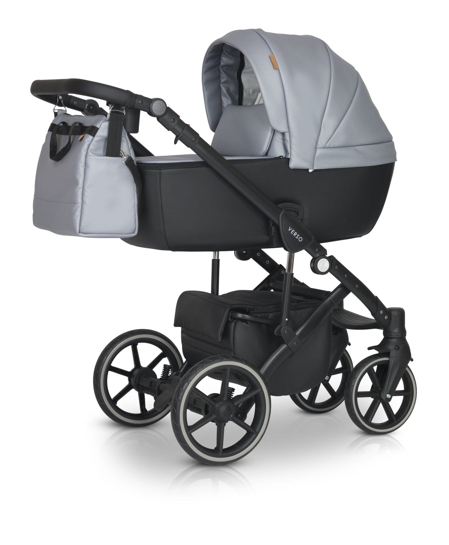 The Verso 3in1 Stroller 2 Pigeon Eco leather – 3in1 Baby Pram Stroller Travel System with Car Seat – LuxePram UK