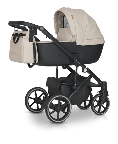 The Verso 3in1 Stroller 3 Ecru Eco leather – 3in1 Baby Pram Stroller Travel System with Car Seat – LuxePram UK