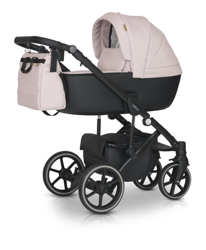 The Verso 3in1 Stroller 4 Pink Eco leather – 3in1 Baby Pram Stroller Travel System with Car Seat – LuxePram UK