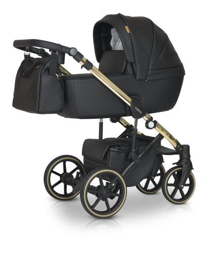 The Verso 3in1 Stroller G1 Black Eco leather – 3in1 Baby Pram Stroller Travel System with Car Seat – LuxePram UK
