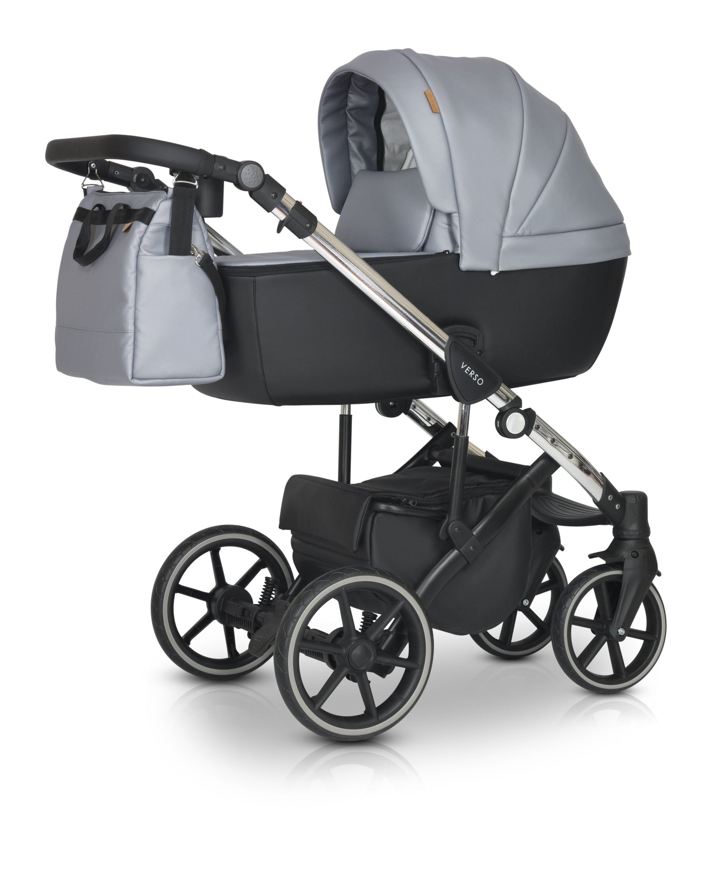 The Verso 3in1 Stroller S2 Pigeon Eco leather – 3in1 Baby Pram Stroller Travel System with Car Seat – LuxePram UK