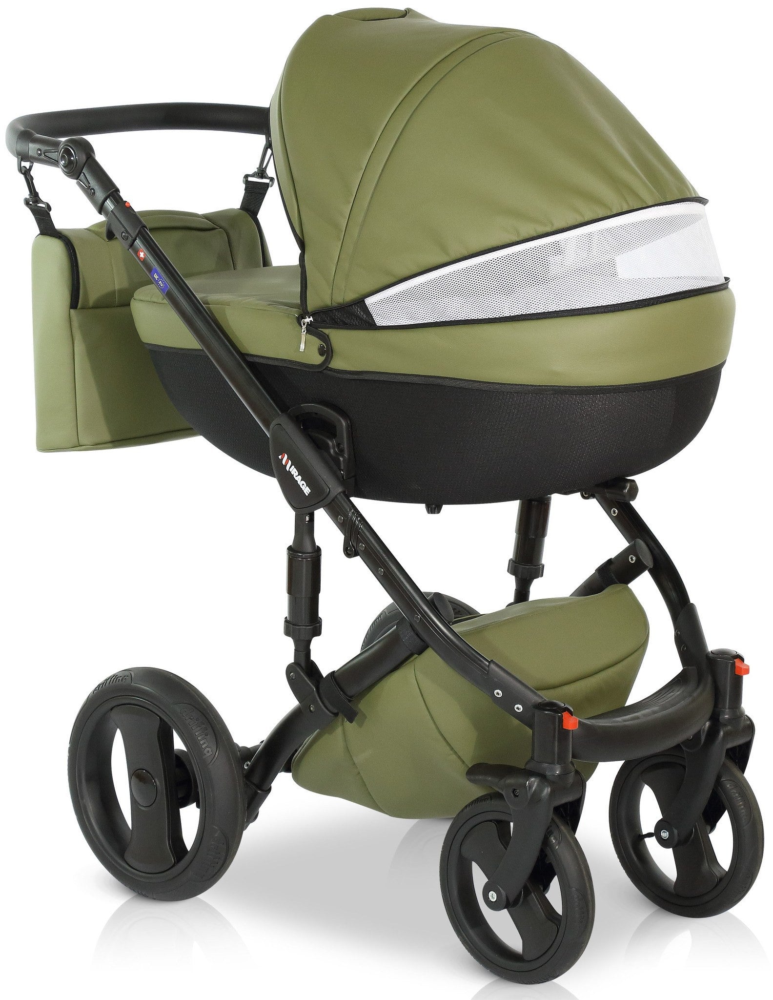 Mirage Livio Eco Premium Stroller 3in1 – 3in1 Baby Pram Stroller Travel System with Car Seat – LuxePram UK