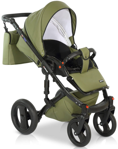 Mirage Livio Eco Premium Stroller 3in1 – 3in1 Baby Pram Stroller Travel System with Car Seat – LuxePram UK