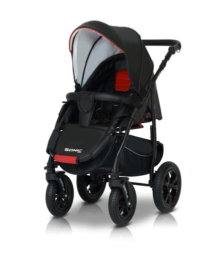 SONIC Stroller Plus 3in1 – 3in1 Baby Pram Stroller Travel System with Car Seat – LuxePram UK
